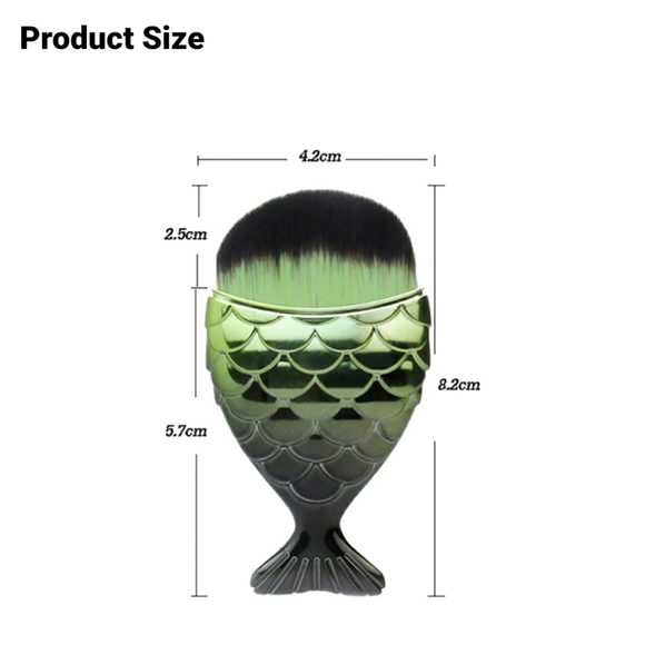 🧜🏼♀️❤💜Mermaid angled make up brush - Picture 5 of 5